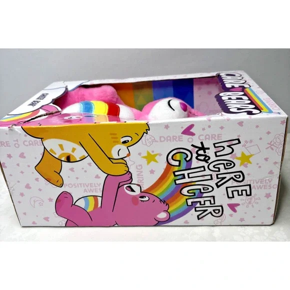 Care Bears Cheer Bear Plush in Box Basic Fun 2020s New Packaging - Picture 8 of 10